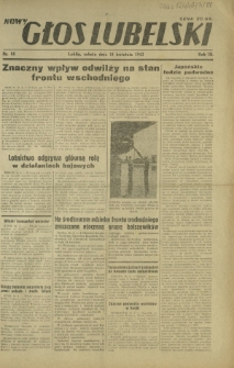 Nowy Głos Lubelski. R. 3, nr 88 (18 kwietnia 1942)