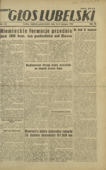 Nowy Głos Lubelski. R. 3, nr 178 (12-3 sierpnia 942)