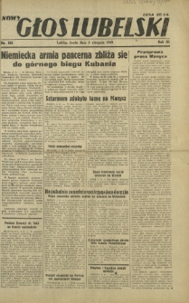 Nowy Głos Lubelski. R. 3, nr 180 (5 sierpnia 1942)