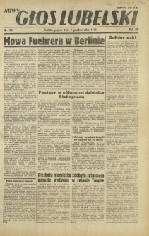 Nowy Głos Lubelski. R. 3, nr 230 (2 października 1942)