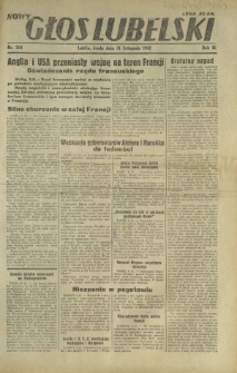 Nowy Głos Lubelski. R. 3, nr 264 (11 listopada 1942)