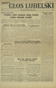 Nowy Głos Lubelski. R. 5, nr 4 (6 stycznia 1944)