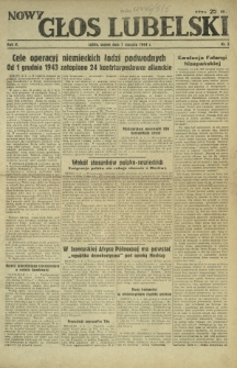 Nowy Głos Lubelski. R. 5, nr 5 (7 stycznia 1944)