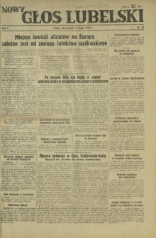 Nowy Głos Lubelski. R. 5, nr 26 (1 lutego 1944)