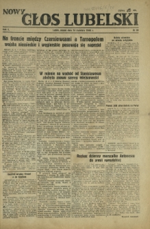 Nowy Głos Lubelski. R. 5, nr 88 (14 kwietnia 1944)
