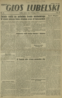Nowy Głos Lubelski. R. 4, nr 36 (13 lutego 1943)
