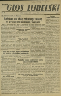 Nowy Głos Lubelski. R. 4, nr 52 (4 marca 1943)