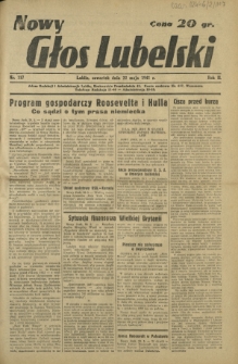 Nowy Głos Lubelski. R. 2, nr 117 (22 maja 1941)