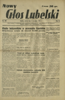 Nowy Głos Lubelski. R. 2, nr 208 (6 września 1941)