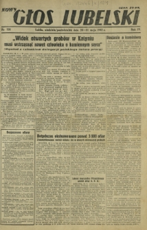 Nowy Głos Lubelski. R. 4, nr 124 (30-31 maja 1943)