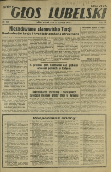 Nowy Głos Lubelski. R. 4, nr 125 (1 czerwca 1943)