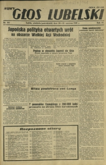 Nowy Głos Lubelski. R. 4, nr 141 (20-21 czerwca 1943)