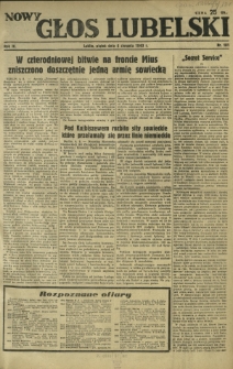 Nowy Głos Lubelski. R. 4, nr 181 (6 sierpnia 1943)