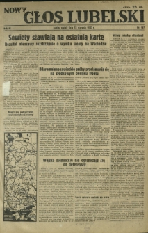 Nowy Głos Lubelski. R. 4, nr 187 (13 sierpnia 1943)