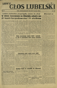 Nowy Głos Lubelski. R. 4, nr 225 (26-27 września 1943)