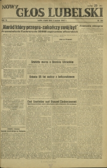 Nowy Głos Lubelski. R. 4, nr 282 (3 grudnia 1943)