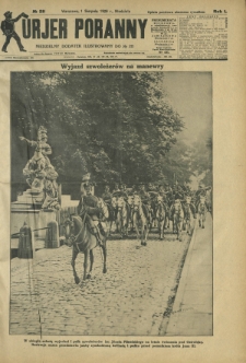 Kurjer Poranny : niedzielny dodatek ilustrowany do R. 50, No 211 (1 sierpnia 1926)